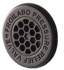 Easy to replace filter cassette Froilabo s new filter cassette allows the user to monitor blockages and easily clean or