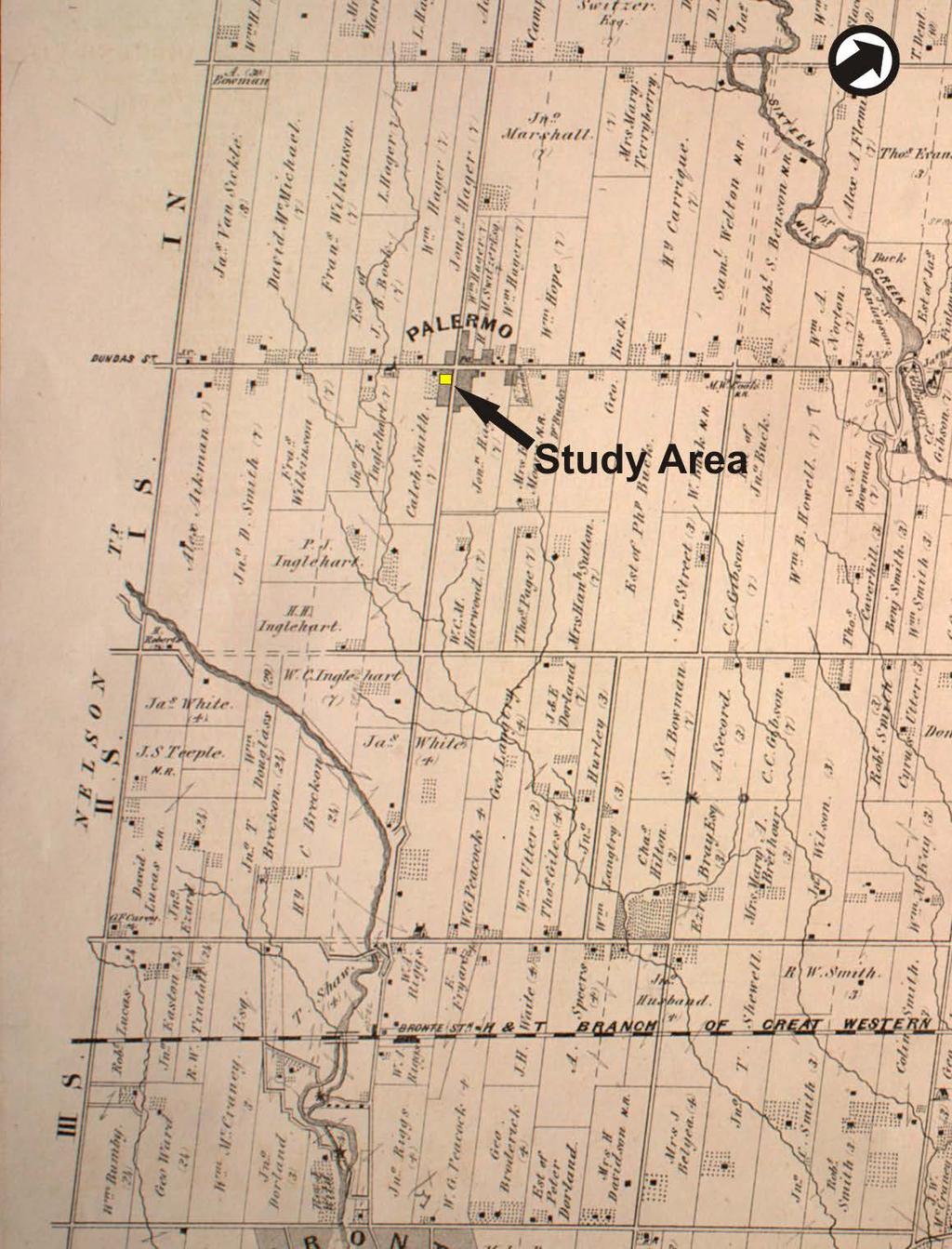 New Directions Archaeology Ltd 10 Figure 2: Location of the study area