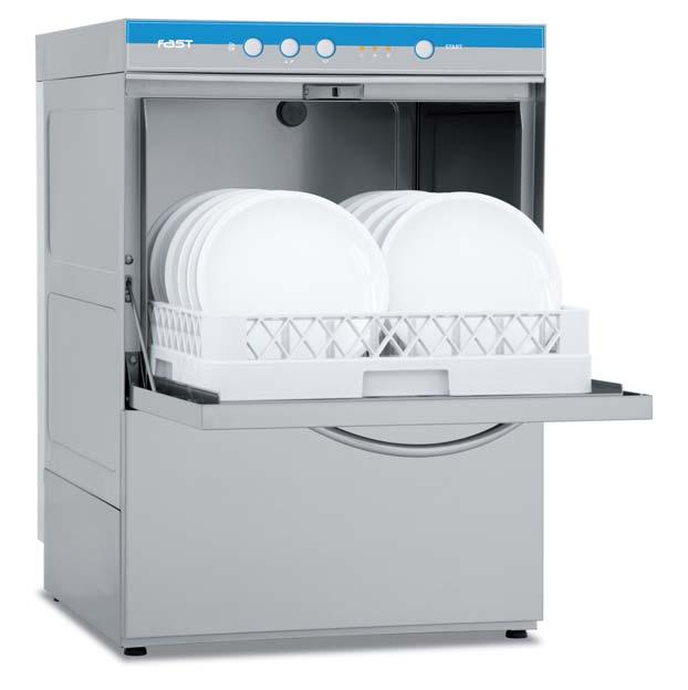 Undercounter dishwashers Features 160-2 Single-skinned, undercounter dishwasher with 50x50