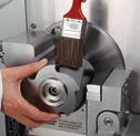 FRITSCH-Advantage The rotor of the FRITSCH Cutting Mills is easy to remove without tools.