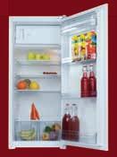 5 195 Litre Built-in Fridge with Icebox Energy efficiency class: A+ Freezing capacity: 2 kg/24 hour Noise level: 42dB Star rating: **** Automatic fridge defrost Adjustable thermostat Slider fixings
