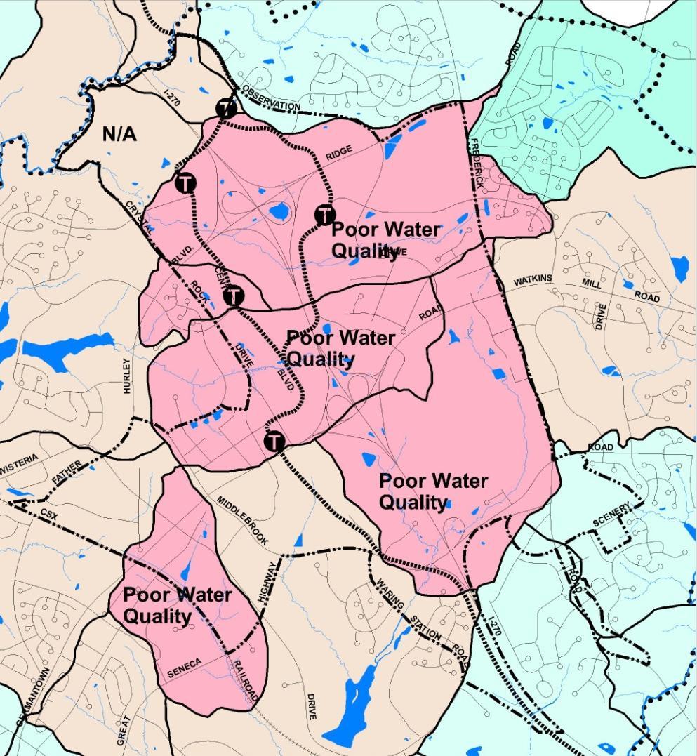 watersheds Further degradation expected