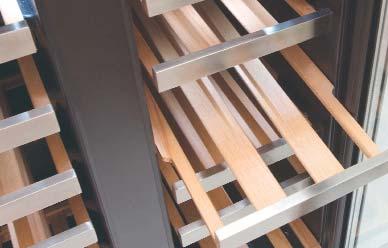 quality beech shelves. They are designed to be fitted below the worktop to provide a clean integrated look.