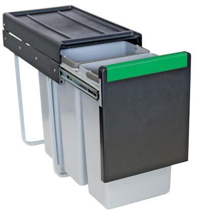 There are 4 models to choose from with single and multi material bins in various sizes so there should be the