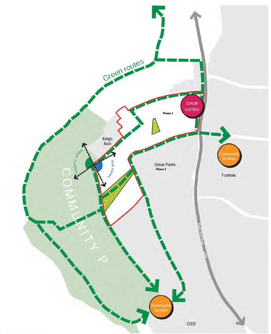 Great Parks 6.109 This area is identified in the Local Plan for a final phase of development subject to habitat protection being achieved. 6.110 The Torbay Green Infrastructure Delivery Plan (see Fig.