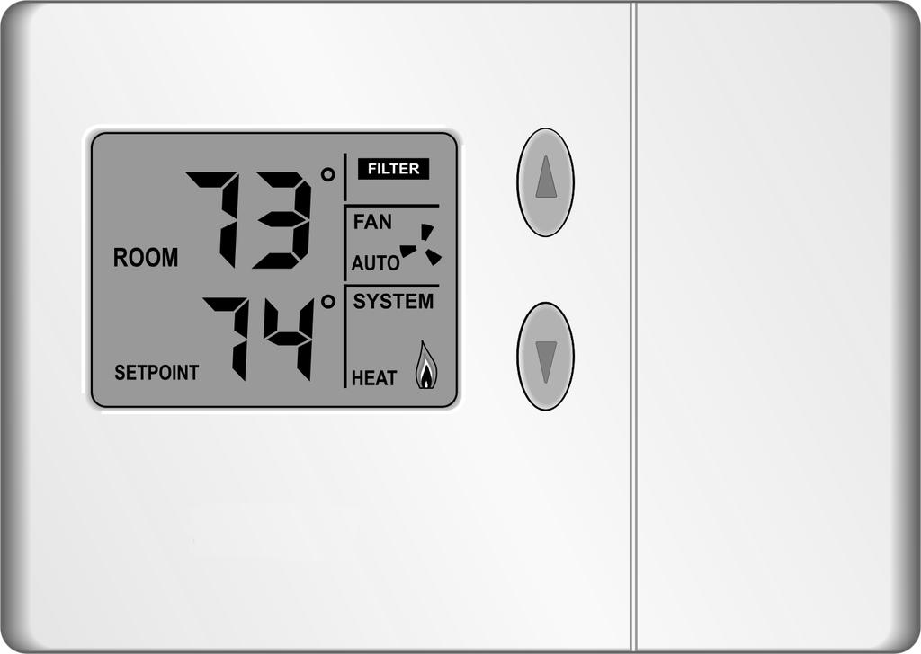 L3021H non programmable electronic thermostat is easy to use, has a large, easy to read display, and provides excellent temperature control.