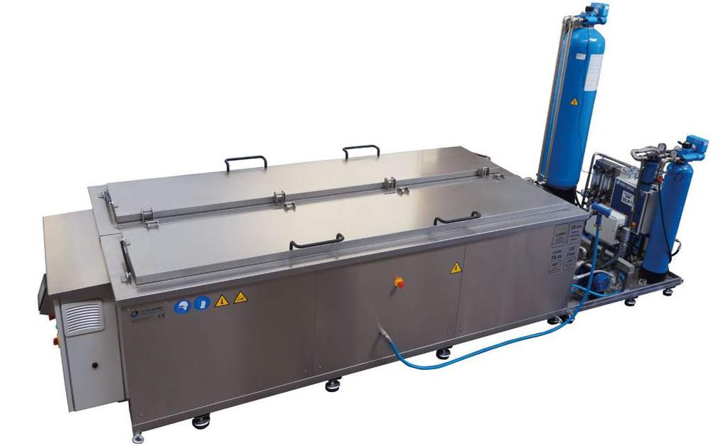 Ultrasonic Cleaning System for Printing Industry Cleaning products range This equipment is specially designed for cleaning of printing rolls, gravure cylinders and anilox rolls.