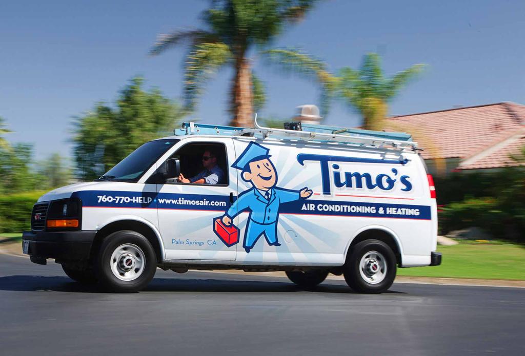 Contact Timo s for AC Replacement or Repair Timo s Air Conditioning & Heating s comfort specialists have your back when it comes to walking the walk.