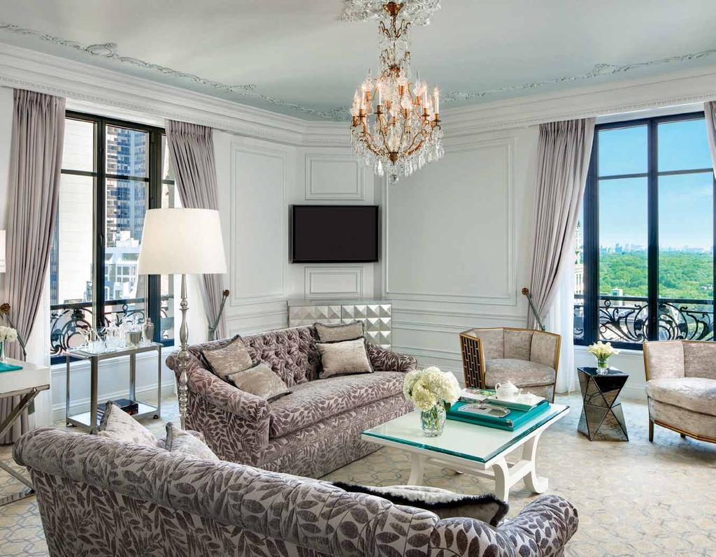 TIFFANY SUITE DESIGNED IN CONJUNCTION WITH JOHN LORING, DESIGN DIRECTOR EMERITUS OF TIFFANY & CO.