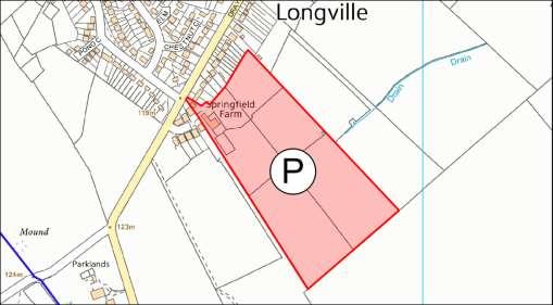 P SLHNLV018 8.04 Springfield Farm and fields to rear, Land off Drayton Road, southeast of Newton Longville. There is suitable pedestrian access to the north of the site onto Drayton Road.