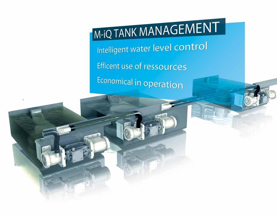A NEW LEVEL OF HYGIENE M-iQ TANK MANAGEMENT FINALLY A CLEAN BALANCE THE M-iQ ENERGY CONCEPT Uniquely, the new type of M-iQ fi lter works in every tank together they make the perfect team.