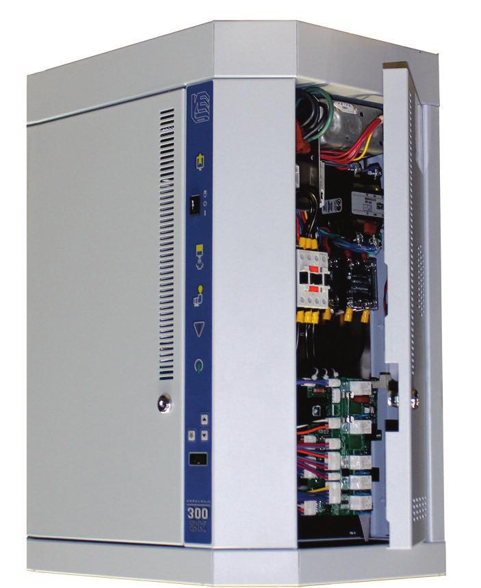 is actually detected. AFEC System Information Panel Electrical Compartment The SK300 functions with severe, normal and DI/RO water conditions.