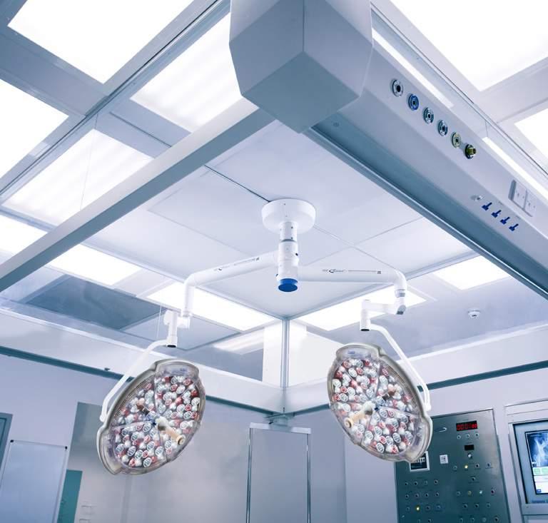 Technical data Operating Light Integration Brandon Medical s Quasar elite operating theatre lights are designed for integration with Mediclean UCV systems.