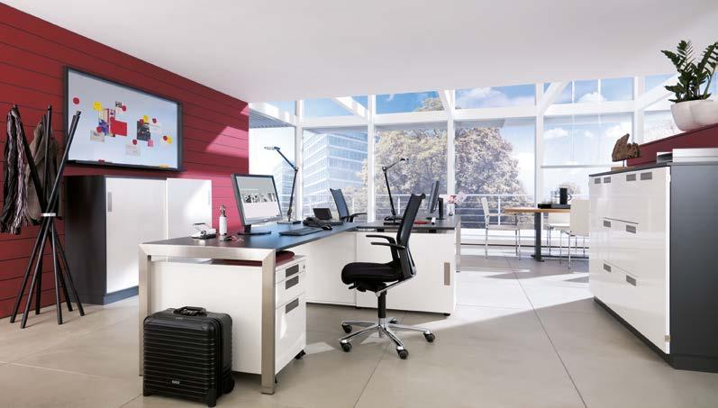 Office experience Systema Top 2000 Progress in every dimension Office furniture is becoming more homely, more exclusive and more practical.