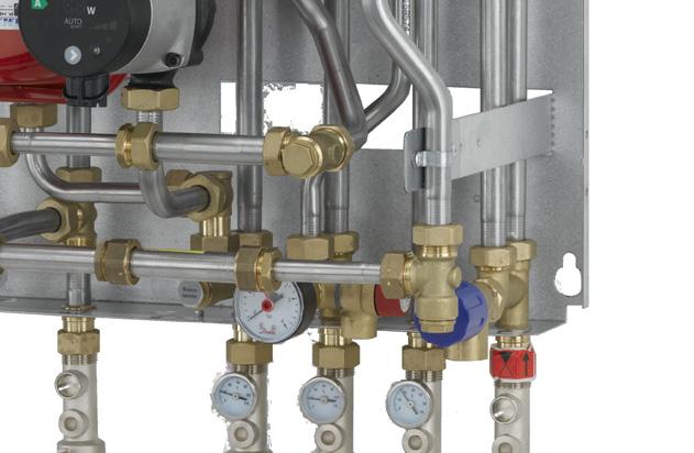 Before starting-up, check if: - pipes are connected according to the circuit diagram, - expansion vessel is connected, - heat meter is mounted, - shut-off valves are closed, - threaded and flanged