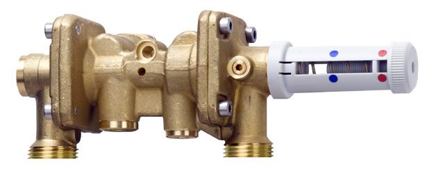 5.0 Enduser instructions, Initial adjustment and Setting Domestic hot water control Danfoss PTC2+P controller (Fig. 1) for domestic hot water.