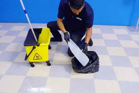 If you are using a microfiber mop system.