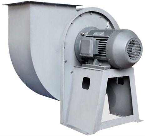 Available in capacity range: 450-220,000 m 3 /hr 9-19, 9-26 SERIES HIGH PRESSURE CENTRIFUGAL FAN Used in high pressure forced