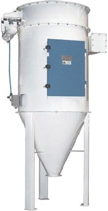 D: TBLMy SERIES HIGH PRESSURE JET FILTER DUST COLLECTOR: This series features a round body assembly.