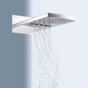 Experience a completely new shower sensation, with extensive scope for movement from all three spray modes.