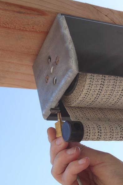 Step 8: Install Cable Tie Down System (optional step) Your shade includes a Cable Tie Down System to keep your shade secured during mild wind conditions.