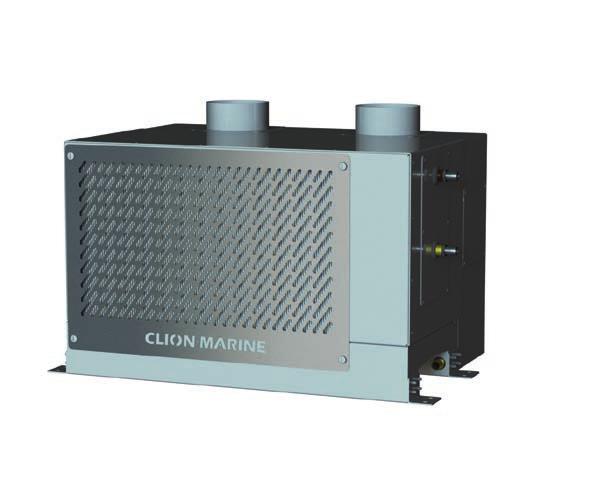 20 FRESH AIR SYSTEM 21 Clion-Marine provides a range of fresh air make up units to complement our systems and ensure an optimal climate on board.