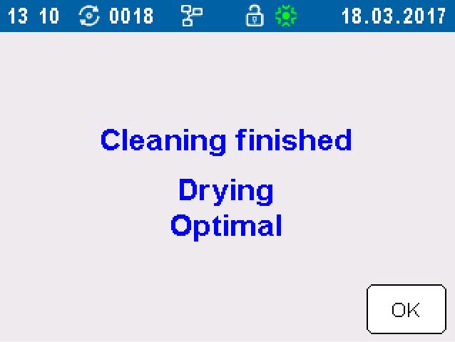 Chapter 4 Cleaning and disinfecting Manual program cancellation All running programs can be canceled at any step; however, if the program is canceled during the drying phase, the washware is not to