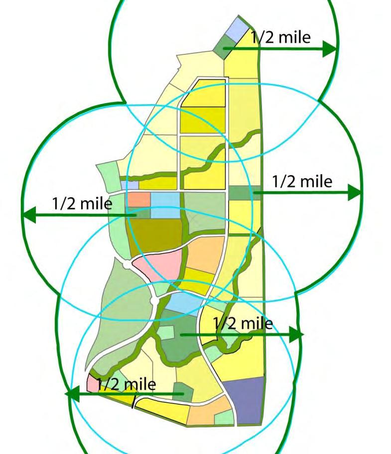 Public Facilities and Services Figure 5-7 Parks and Schools Location Plan Illustrating