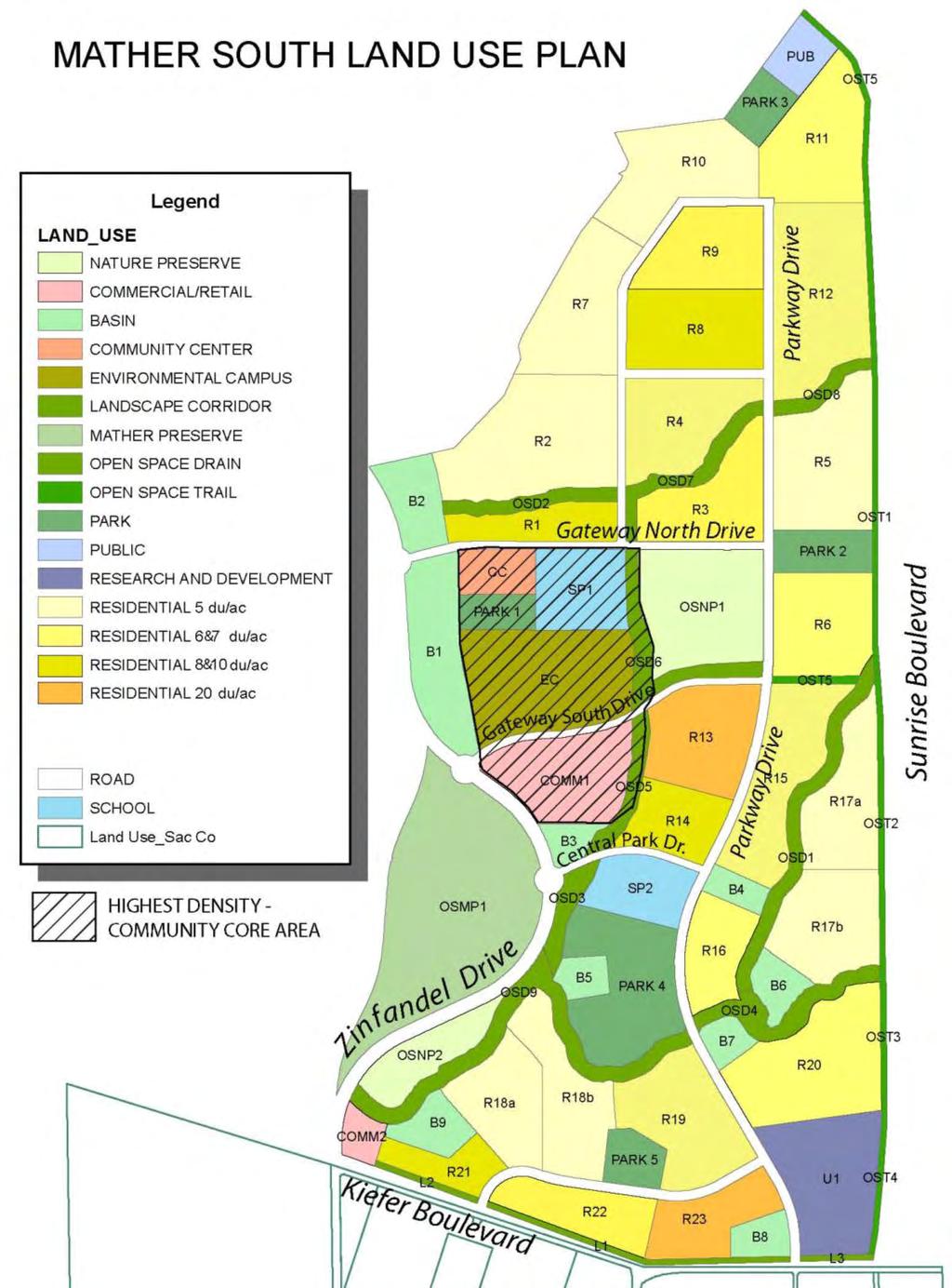 Design Guidelines Figure 6-1 Land Use