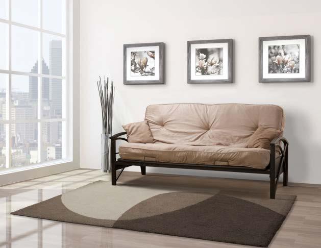 Glendale Leon s SKU: 233-80019 $549 Dimensions: 78.5 x35 x35 Pocket coil support inside all futon mattresses for maximum comfort.