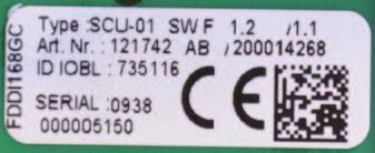 IT2549 - New SCU EPROM software version The SCU PCB software version changes from V. to V.