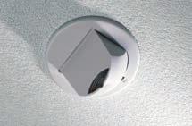 Unique adjustable head design to achieve the required detection pattern Locking mechanism to prevent tampering Can be flush or surface mounted IP40 rated.