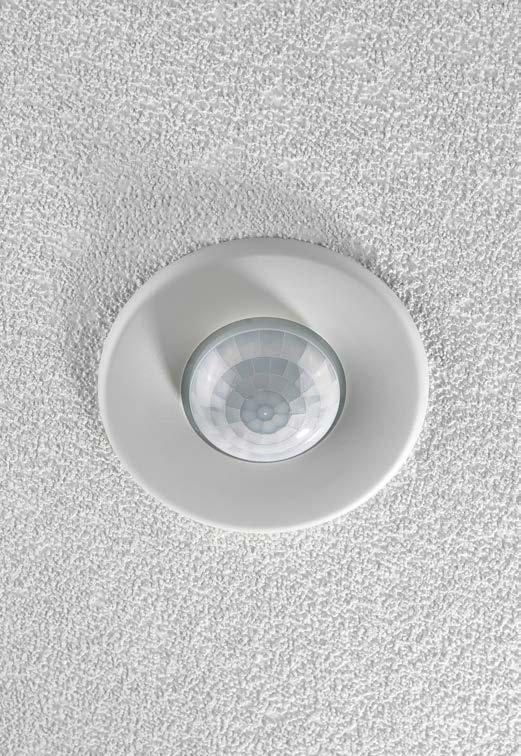PIR Presence Detectors EBDMR Mid range, flush mounted detectors Our range of compact flush mounted PIR detectors with high performance faceted lens is suitable for use in open spaces or where a