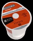 V-PRO 1 Plus and V-PRO 1 Sterilizers; 20 cycles/cup for V-PRO 60 Sterilizers.