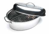 quart Stainless steel roaster with rack
