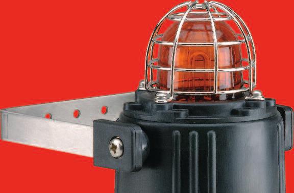E2xB05 Xenon Strobe Beacon The hazardous area E2xB05 Xenon strobe beacon is ATEX certified for Zone 2 applications and also UL approved for Class I Div 2 applications. 160.0mm [6.30 in.] 233.0mm [9.
