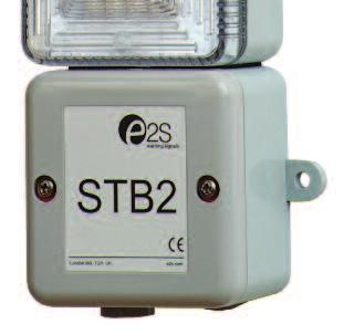 STB2 Xenon & L.E.D. Tower with Junction Box The STB2 is a customisable visual signal featuring a tower of 2 AlertAlight ST-L101X type beacon.