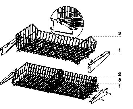 Shelf price strip 5 Goods securing fence (optional) Figure 8