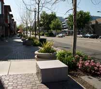NORTH SAN JOSÉ AREA DESIGN GUIDELINES : STREETSCAPE Streetscape Design Develop and use a palette of streetscape design elements to enhance the pedestrian environment.
