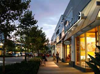 NORTH SAN JOSÉ AREA DESIGN GUIDELINES : SITE PLANNING Retail Create places with retail that encourage and strengthen pedestrian activity, and that are closely linked to public transit and other forms