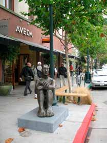 NORTH SAN JOSÉ AREA DESIGN GUIDELINES : SITE PLANNING Retail Guidelines Public art can enliven retail districts.