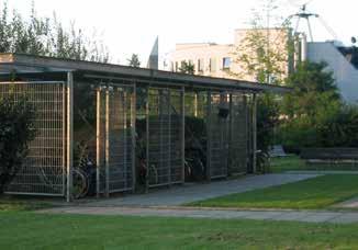 For outdoor facilities, prefer systems that include shelters and secure bike racks or lockers.