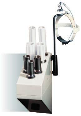 If endoscopy quivers are ordered in the extension, we recommend to place the light source underneath the extension beside the water filter.