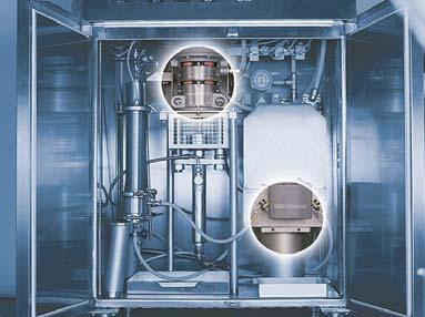 FILM The film system (air) is fitted with either peristaltic or volumetric piston, low pressure type pump (depending on the viscosity of the product to be handled) and is complete with in-line