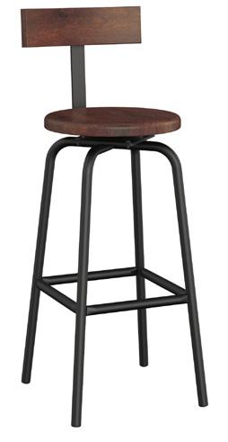 SWIVEL PUB STOOL Inspired by a simple ship