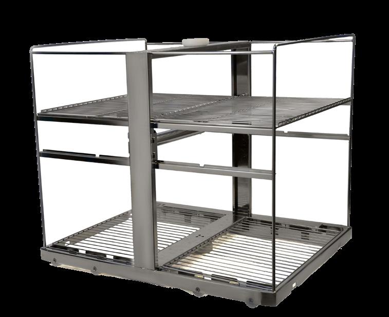 Wash Racks Flexible Rack Two Levels A flexible rack for multiple purposes. The flexible two-level rack can be combined with inserts for OR shoes, washing bowls and kidney bowls.