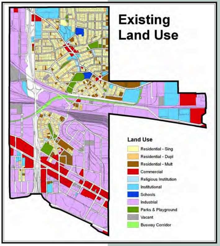 (from 2005 Plan) Mix of residential, small business