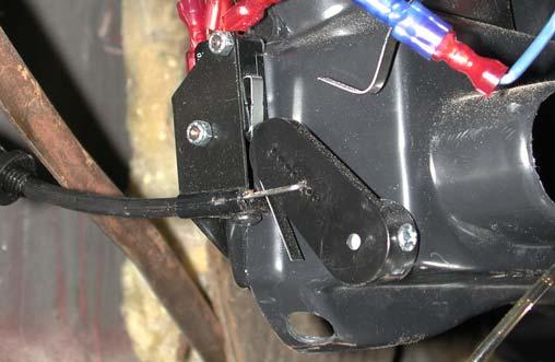 Attach assembly with the 12 hose to rear outlet on defrost duct, around unit brace and push on to passengers defrost