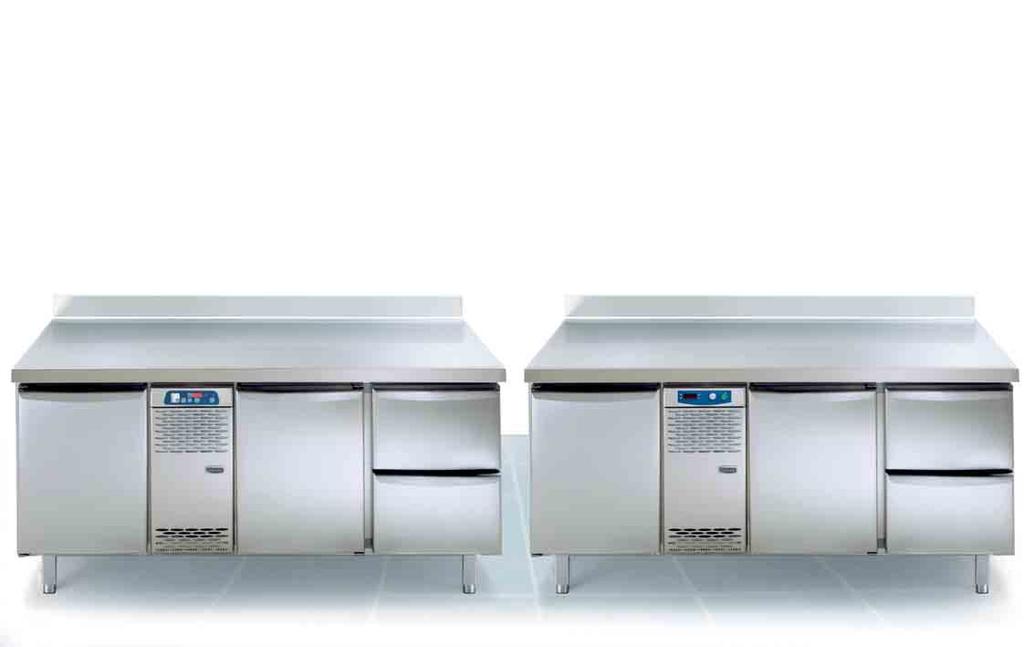 HD: refrigerated counters Electrolux Heavy Duty refrigerated counters offer the customer the best flexibility by combining the worktop