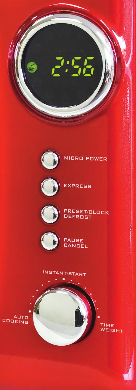 Control Panel ENGLISH Micro Power Express Preset/Clock/Defrost Pause/Cancel Program Dial HOW TO OPERATE CHOOSING A LOCATION You will use the oven frequently, so plan its location for ease of use.